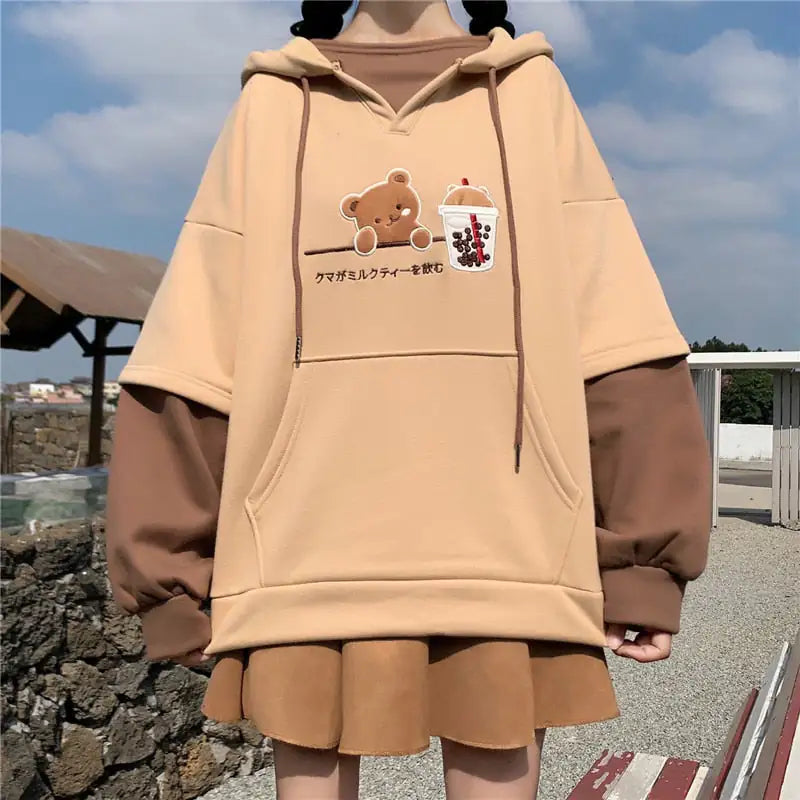 Cute Bear Anime Sweatshirt Hoodies