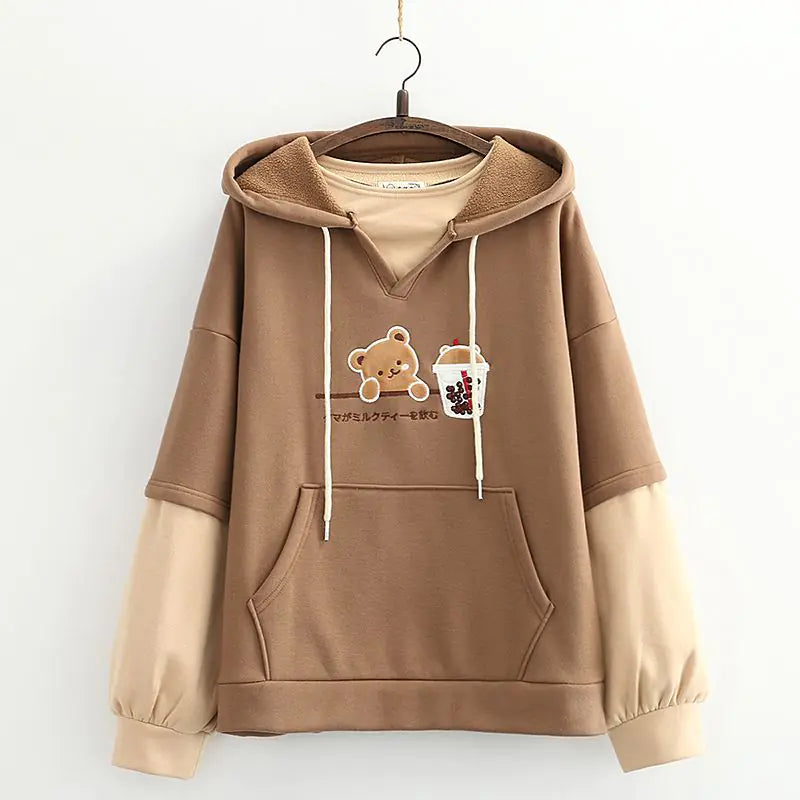 Cute Bear Anime Sweatshirt Hoodies