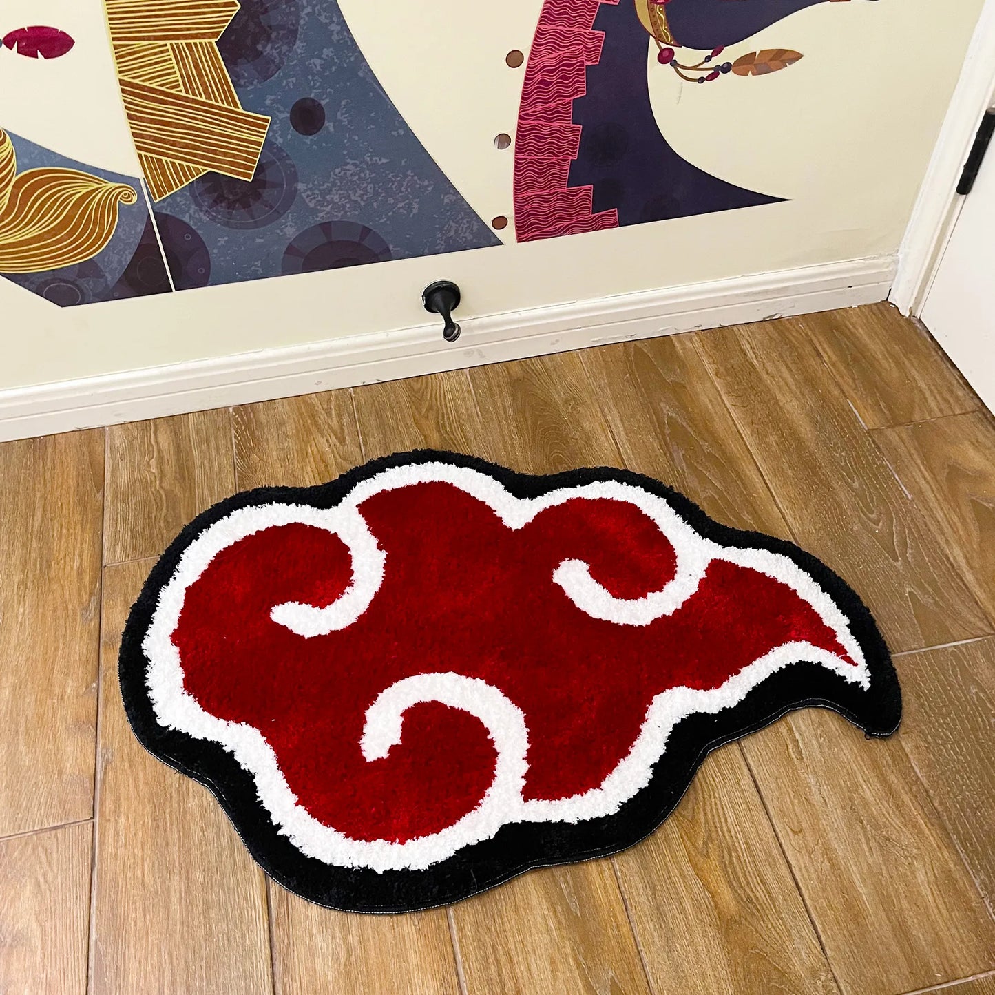 Japanese Anime Red Cloud Doormat Mat