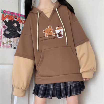 Cute Bear Anime Sweatshirt Hoodies