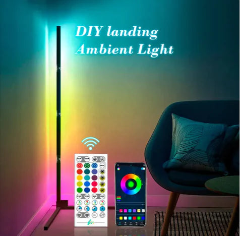 1.5M Corner LED Floor Lamp