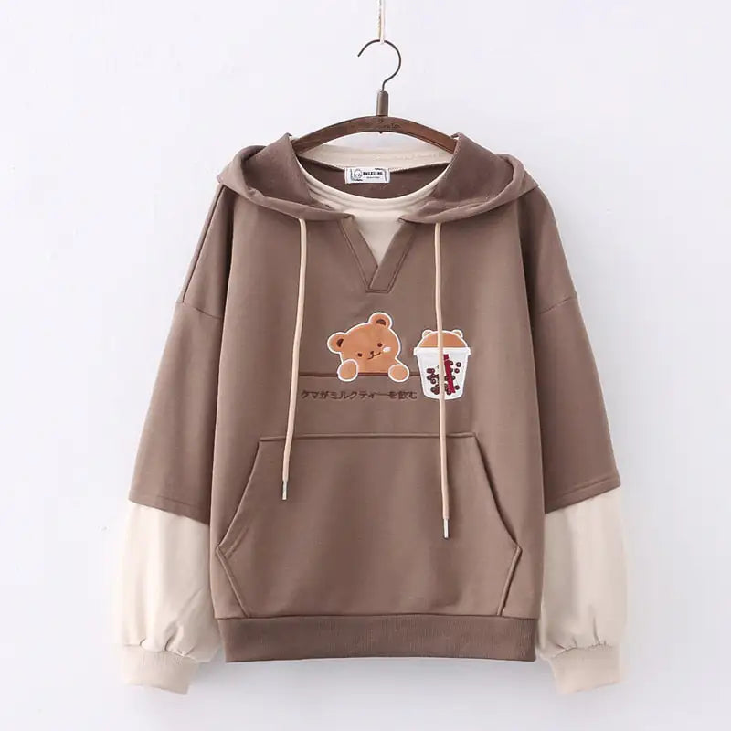 Cute Bear Anime Sweatshirt Hoodies