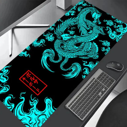 Tech-Inspired Patterned Mouse Pad