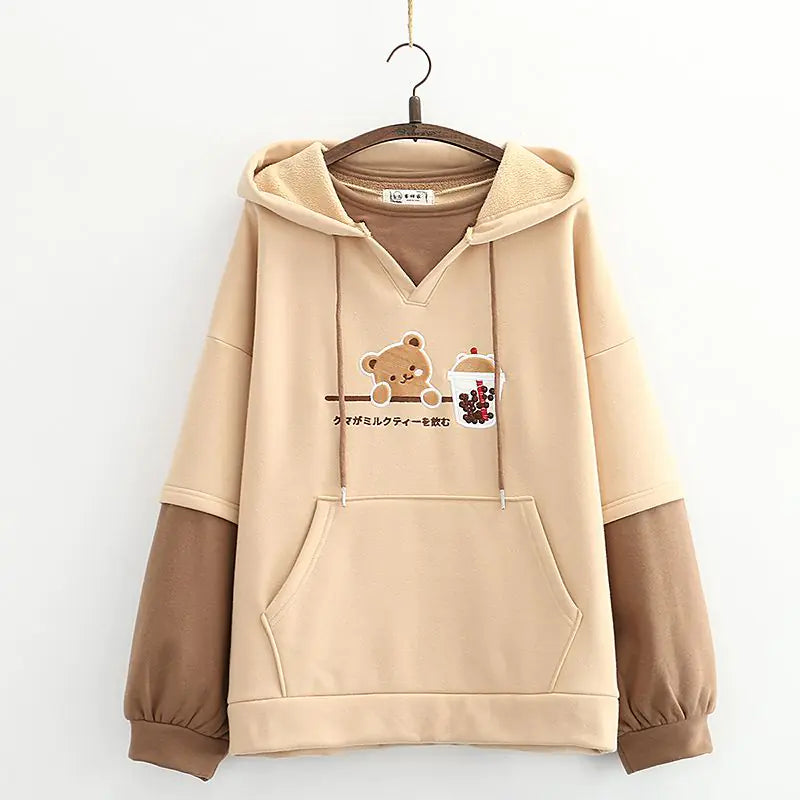 Cute Bear Anime Sweatshirt Hoodies