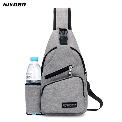 Sling Bag With USB Charging Port